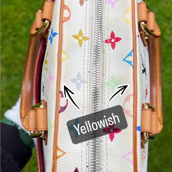 âSOLDâLouis Vuitton multicolor Trouville in white - Picture 10 of 15